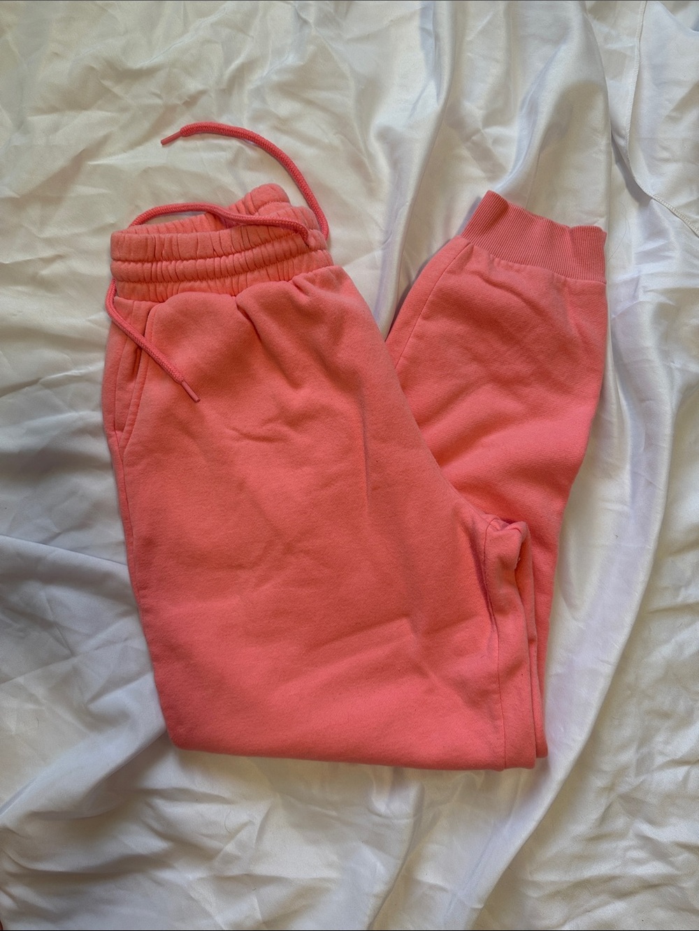 Zenana Outfitters Coral Pink Jogger Sweatpants